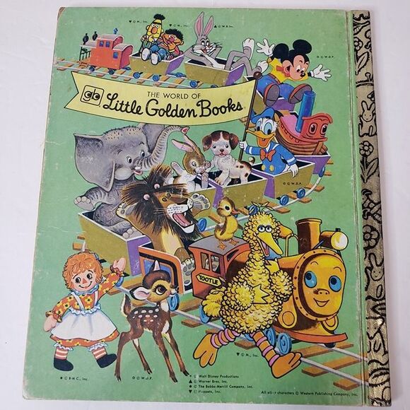 Vintage 70s Little Golden Books Mickey Mouse Blue HB Childrens Book - Picture 4 of 8